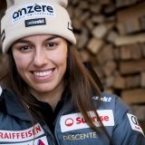 La skieuse d'Ayent s'est illustrée à domicile ce lundi.