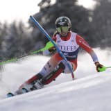 Camille Rast lors du slalom de Killington