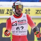 Luca Aerni, auteur d'une folle 2ème manche à Val d'Isère.