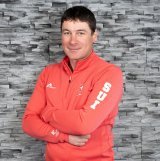 Julien Vuignier, entraîneur de l'équipe suisse de slalom et de Loïc Meillard