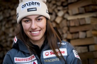 La skieuse d'Ayent s'est illustrée à domicile ce lundi.