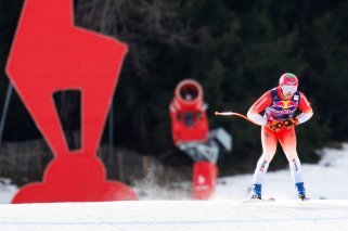 Arnaud Boisset s'est fait une grosse frayeur samedi sur la Streif.