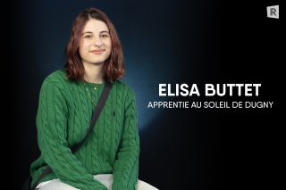 Elisa Buttet , apprentie au Soleil de Dugny à Dugny
