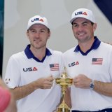 Les USA pourront compter sur le soutien de Donald Trump lors de la Ryder Cup KEYSTONE/EPA/ERIK S. LESSER