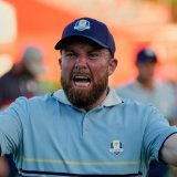 Shane Lowry et les Européens comptent 3 coups d'avance sur la Team USA après la 1re journée de la Ryder Cup KEYSTONE/AP/Robert Bukaty