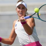 Viktorija Golubic a manqué le coche à Tokyo KEYSTONE/AP/YUKI IWAMURA