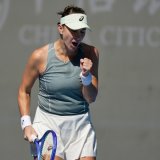 Belinda Bencic est venue à bout de Karolina Muchova pour atteindre sa première demi-finale depuis Wimbledon. (Archives) KEYSTONE/AP/Mahesh Kumar A.