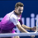 Stan Wawrinka: un premier tour sans histoire à Bratislava. KEYSTONE/GEORGIOS KEFALAS