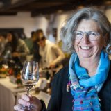 Coraline de Wurstemberger, l'une des deux organisatrices du salon DiVines! promet une belle fête au Château de Rolle pour la 5e édition de la manifestation (archives): KEYSTONE/JEAN-CHRISTOPHE BOTT