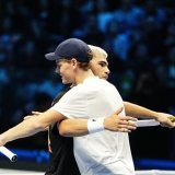 Jannik Sinner et Carlos Alcaraz vont se disputer la place de no 1 mondial à Turin KEYSTONE/AP/Marco Alpozzi