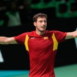 Pablo Carreño Busta et l'Espagne défieront l'Italie en finale de la Coupe Davis KEYSTONE/AP/Luca Bruno
