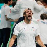 Matteo Berrettini et l?ialie encore vainqueurs de la Coupe Davis KEYSTONE/AP/Luca Bruno