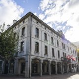 En cas d'acceptation du conseil général de Martigny, le 9 décembre prochain, le Tribunal des districts de Martigny et St-Maurice déménagera courant 2026. KEYSTONE/CYRIL ZINGARO