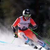Camille Rast a décroché une belle 5e place en géant à Copper Mountain KEYSTONE/AP/Robert F. Bukaty