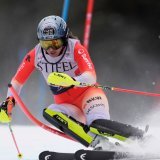 Wendy Holdener a pris la 4e place du slalom de Copper Mountain KEYSTONE/AP/Robert F. Bukaty