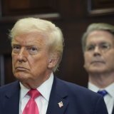 Donald Trump a dit qu'il ne veut plus accueillir de "déchets" aux Etats-Unis. KEYSTONE/EPA/YURI GRIPAS / POOL