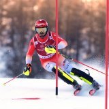 Loïc Meillard était en feu ce week-end à Val d'Isère.