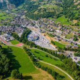 Le site de Curala est en partie couvert par le parking existant et toute la zone attenante