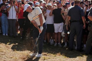 Rory McIlroy a dû jouer ses coups dans une ambiance hostile KEYSTONE/AP/Seth Wenig