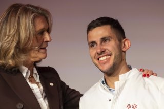 Gilles Varone de Savièse est l'un des trois chefs à avoir obtenu une deuxième étoile au Guide Michelin 2025. KEYSTONE/CYRIL ZINGARO