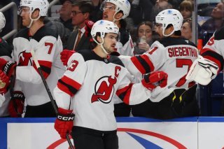 Nico Hischier a inscrit vendredi son 9e but de la saison KEYSTONE/AP/Jeffrey T. Barnes