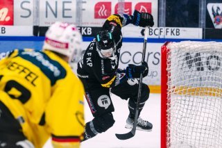 Fribourg a dû attendre les derniers instants pour battre Berne KEYSTONE/© Adrien Perritaz