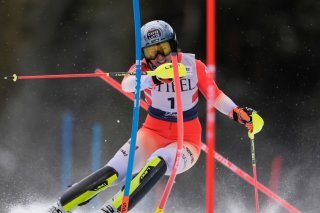 Wendy Holdener a bien résisté à Shiffrin KEYSTONE/AP/Robert F. Bukaty