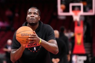 Clint Capela à l'échauffement KEYSTONE/AP/Karen Warren