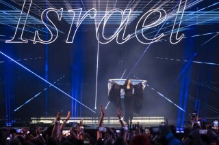 La candidate israélienne Yuval Raphael était arrivée deuxième cette année au concours Euvorision de la chanson à Bâle grâce au vote du public (archives). KEYSTONE/GEORGIOS KEFALAS