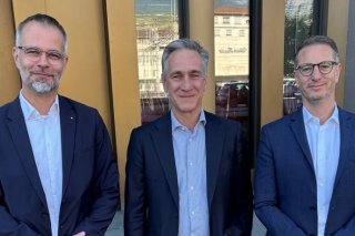 Flavien Claivaz avec ses collègues de la direction de la Fédération des Entreprises romandes