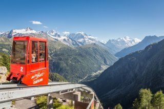 Le mini-funiculaire du Châtelard