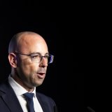 Fabrice Thétaz a été élu à la tête de l'Union des villes valaisannes. KEYSTONE/JEAN-CHRISTOPHE BOTT