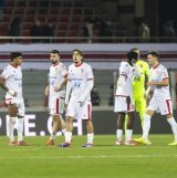 Les joueurs du FC Sion après le match nul 0-0 contre Lucerne à Tourbillon