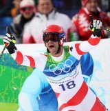 Didier Défago, le jour de son triomphe aux Jeux Olympiques de Vancouver.