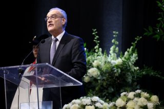 Guy Parmelin, ici lors de la cérémonie officielle d'hommage aux victimes de Crans-Montana