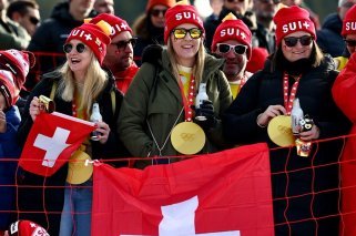 Les supporters suisses ont rapidement eu l'occasion de s'enchanter dans ces Jeux 2026.