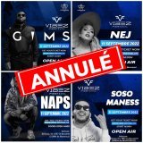 Le Vibez Festival n'aura pas lieu