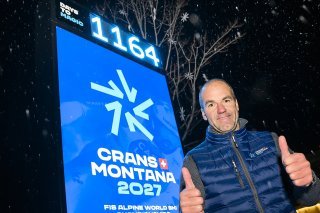 Didier Defago, directeur général du comité d'organisation Crans-Montana 2027, aura-t-il une manifestation à diriger dans trois ans? KEYSTONE/JEAN-CHRISTOPHE BOTT