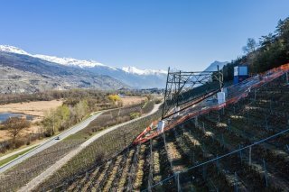 De nombreux pylônes sont en cours de construction ou ont été réalisés