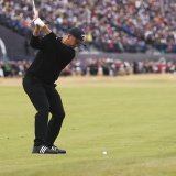 Xander Schauffele à l'approche du 18e trou dimanche KEYSTONE/AP/Peter Morrison