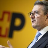 Pas question de revenir en arrière, déclare le CEO de La Poste Roberto Cirillo. KEYSTONE/ANTHONY ANEX