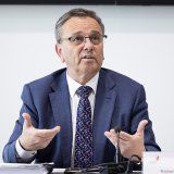 Le conseiller d'Etat valaisan Roberto Schmidt ne briguera pas de 3e mandat à l'exécutif cantonal en mars 2025 (archives). KEYSTONE/CYRIL ZINGARO