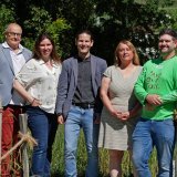 De gauche à droite : Stéphane Andereggen, Daria Moulin, Jérémy Savioz, Maryse Bétrisey Zufferey, Vincent Wiedmer