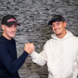 Jean et Samuel Luyet, deux frères à la lutte pour le titre de champion de Suisse de karting.