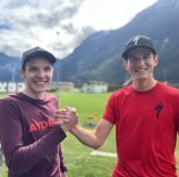 Pierre Mettan (à gauche) et son ami Gilles Mottiez