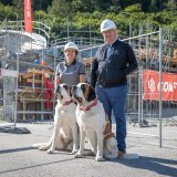 Le président du conseil de fondation Jean-Maurice Tornay et la nouvelle directrice de la fondation Barry Mélanie Glassey-Roth