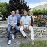 De gauche à droite : Christian Carron, Anyssia Jacquemai, Milko Pravato et Alexia Maulini (candidate vice-juge).