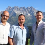 De gauche à droite : Gilles Bellon, Charles Clerc et Jonathan Dubosson