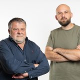 Didier Lugon-Moulin et Malaim Rexhepi s'engagent à défendre les valeurs du parti socialiste au Conseil municipal.