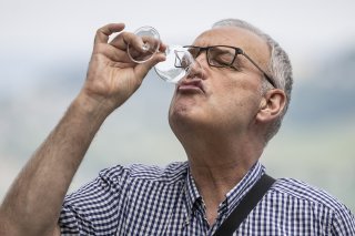 Le ministre de l'économie et maître viticulteur Guy Parmelin aime se rendre en Bourgogne. KEYSTONE/ALESSANDRO DELLA VALLE